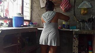 aren't you dying to eat this horny colombian milf's big ass first?