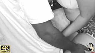 Chayenhy meets pele vip for big black cock interracial anal blowjob in construction?