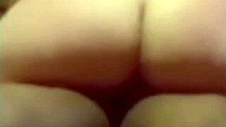 Hottie fingers wet pussy before mounting huge cock ride