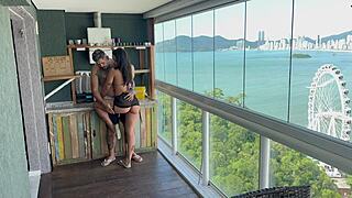 Millionaire invites her to duplex for passionate doggystyle with that hottie