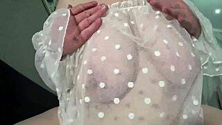 omg look at this gorgeous milf's saggy big natural boobs up close homemade 😍🍈🍈