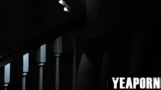 stepdaughter sneaks creampie from father-in-law on her wedding day