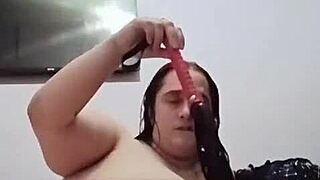 why not join me masturbating alone at home with my soaked pussy toy orgasms?