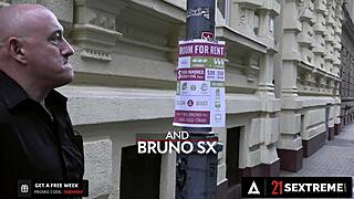 Sasha Haven rides her big dick European landlord hard in doggystyle and cowgirl till facial cumshot