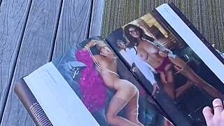 Petite blonde playboy tease legs blue eyes shaved