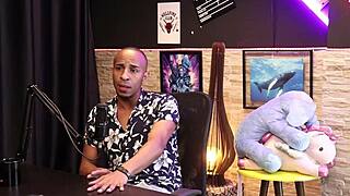 she got financially robbed sparking big dick chat with top black stud in sheer red