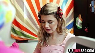 What if horny stepsis pops virgin stepbro's cherry with her tight pussy?