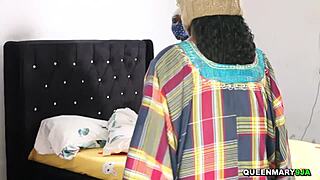 Hausa Man Pounds Horny Alhaja Doggystyle with Big Black Cock