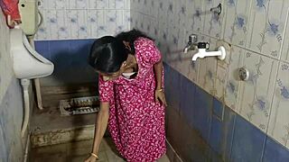 Busty Desi Bhabhi ravaged by boss office bondage cum