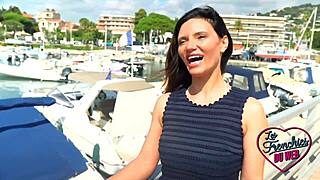 jade the french milf slut with big tits and small waist devours cock outdoors