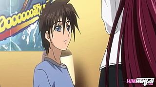 She sneaks up and slurps her stepbro's huge cock eagerly