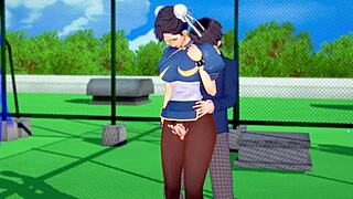 stuffing chun li's tight pussy in street fight leggings