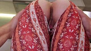 My busty maid's tight pussy squirts on my cock for that extra tip creampie