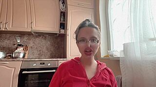 huge kinky fetish babe with glasses and long nails teases her wild desires