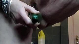 Granny stuffs hairy German beaver with thick cucumber, want some?