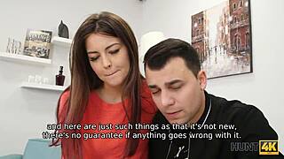 hunt4k guy rams shaved pussy hard as czech gf's bf watches