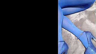 Petite Latina Milf's Perfect Body In Pantyhose And Eight-Inch Heels