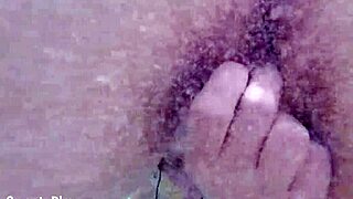 Chubby Wife Fingers Shaved Pussy Underwater to Orgasm?