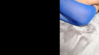 Petite Latina Milf's Perfect Body In Pantyhose And Eight-Inch Heels