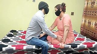 oh my pakistani bhabhi gets fucked so hard on her bed with hindi moans