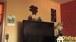 lesbian neighbor teases with intimate toy play