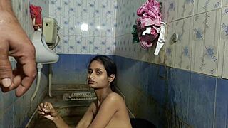 Busty Desi Bhabhi ravaged by boss office bondage cum