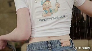 Petite blonde Emma Starletto, so wet tempting Steve Holmes into tight pussy?