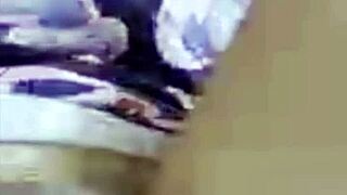 Dude came twice on video call sex with asian girl