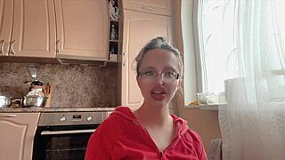 huge kinky fetish babe with glasses and long nails teases her wild desires