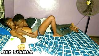 i luv ebony teen takin jibz scrilla's big black cock til cum floods her pussy