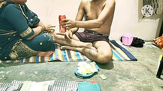 Desi bhabhi gets roughly fucked by her friend in homemade action.