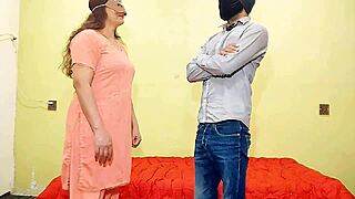 desi indian bhabhi bends over for hard doggystyle pounding with dirty hindi audio moans