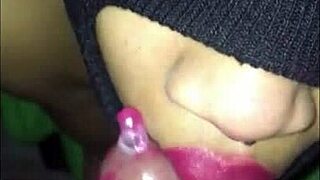Her sexy ebony lips suck cock nut out best head game