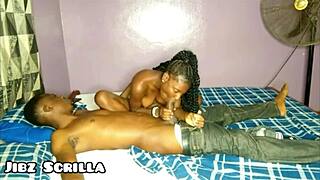 i luv ebony teen takin jibz scrilla's big black cock til cum floods her pussy