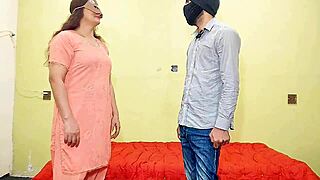 desi indian bhabhi bends over for hard doggystyle pounding with dirty hindi audio moans