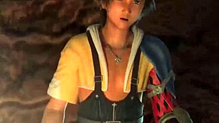 Final Fantasy small tits pussy cock fuck dream