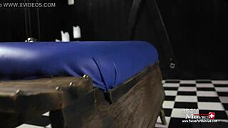 Bizarre lady Amanda21 dominates in dark BDSM bondage rooms