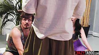 wanna see jane wilde's rough yoga with her teacher's big black cock?