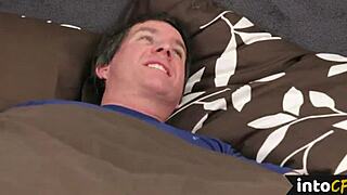 cfnm babes tease roommate's cock with eager mouths