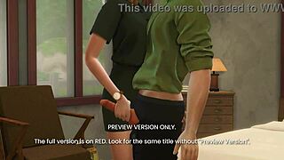 Naughty 3D Hentai Muse Next Door Teases with Wild Cartoon Sex