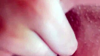 mmm pushing my fingers deep into this wet vagina close-up feels so damn good