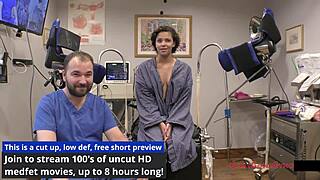 Who Cares About Healthcare - Rebel Wyatt Spreads Shaved Pussy!