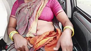 Big Boobs Maid Gets Wet Pussy Fucked in Car with Dirty Talk