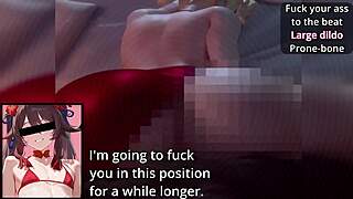 hu tao attempts a futa censor femdom joi roleplay to save you