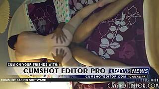 whoa, my hot amateur girlfriend takes this monster cock balls deep in her big ass