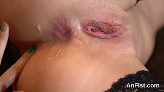 horny lesbian fuck dolls fist stretch farting rimming each others gaping assholes