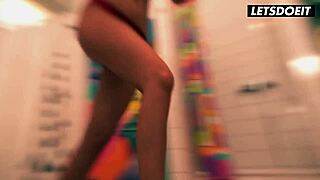 damn casey a get drilled deep by bbc roommate in horny hostel cowgirl!