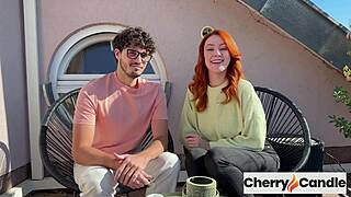 italian guy finally experiences pornstar cherry candle's juicy tight pussy and deepthroat