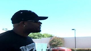 black rod slides deep into your stepmom's wet pussy