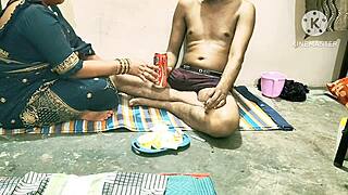 Desi bhabhi gets roughly fucked by her friend in homemade action.